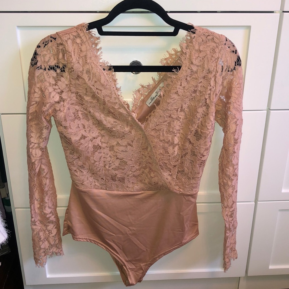 Nude Lace Bodysuit